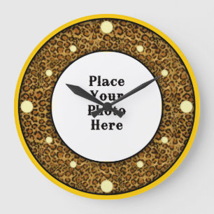 Jaguar Uw Klok van de Muur van de Foto