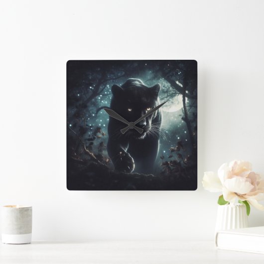 Jaguar Vierkante Klok (Huis)