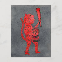 Jaguar Warrior Briefkaart