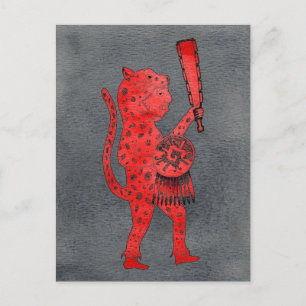 Jaguar Warrior Briefkaart