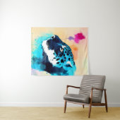 Jaguar Wilde Natuur Dierlijke Kleur Kunst Schilder Wandkleed (In Situ (horizontaal))