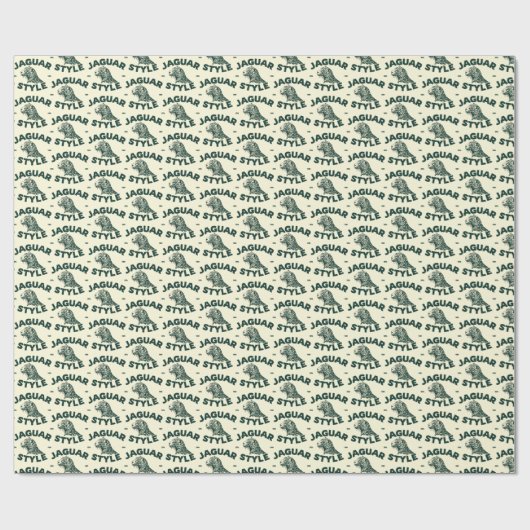 Jaguar Wrapping Paper Cadeaupapier (Vlak)