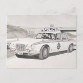 Jaguar XJ6 Briefkaart (Voorkant)