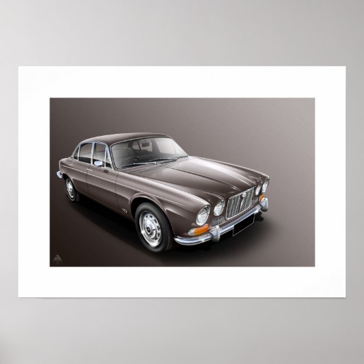 Jaguar XJ-6 Poster (Voorkant)