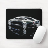 Jaguar XJ Luxury Sedan 2011 Mousepad Muismat (Met muis)