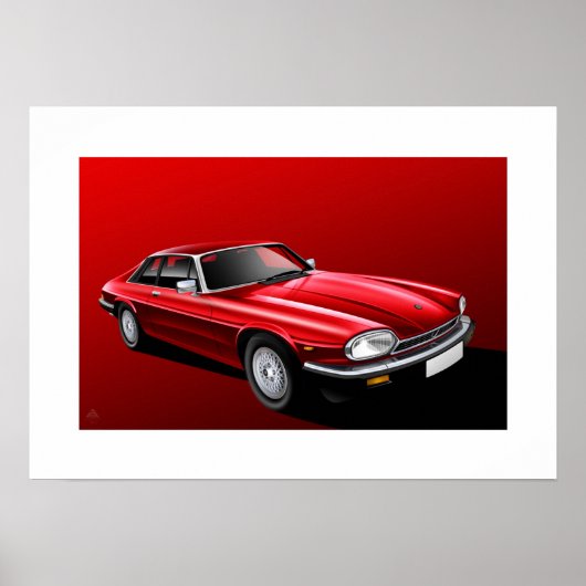 Jaguar XJ-S Poster (Voorkant)
