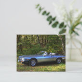 Jaguar XJS V12 Cabriolet Briefkaart (Staand voorkant)