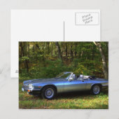 Jaguar XJS V12 Cabriolet Briefkaart (Voorkant / Achterkant)