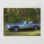 Jaguar XJS V12 Cabriolet Briefkaart (Voorkant)