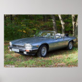 Jaguar XJS V12 Cabriolet Poster (Voorkant)