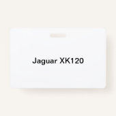 Jaguar XK120 Badge (Achterkant)