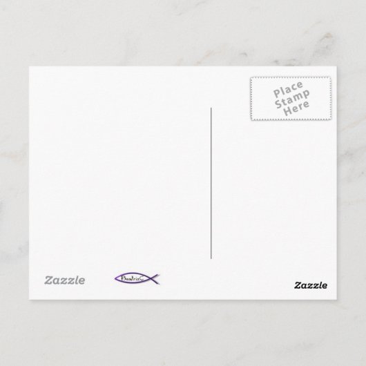 JAGUAR XK120 BRIEFKAART (Achterkant)