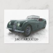JAGUAR XK120 BRIEFKAART (Voorkant)