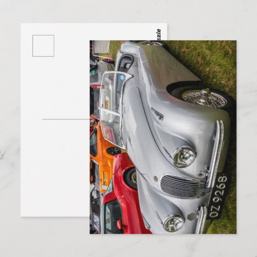 Jaguar XK120 convertible sports car Briefkaart (Voorkant / Achterkant)