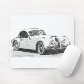 Jaguar XK120 Muismat (Met muis)