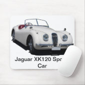 Jaguar XK120-sportauto Muismat (Met muis)