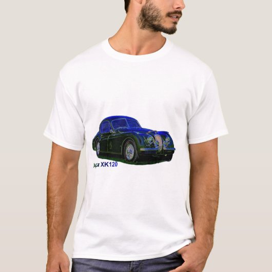Jaguar XK120 T-shirt (Voorkant)