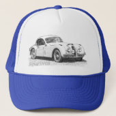 Jaguar XK120 Trucker Pet (Voorkant)
