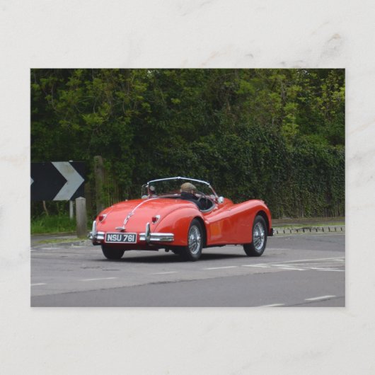 Jaguar XK140 Briefkaart (Voorkant)