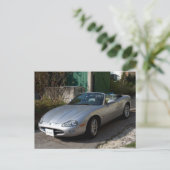 Jaguar XK8 Cabriolet Briefkaart (Staand voorkant)
