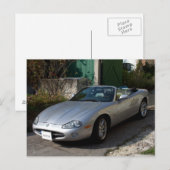 Jaguar XK8 Cabriolet Briefkaart (Voorkant / Achterkant)