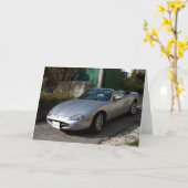 Jaguar XK8 Cabriolet Kaart (Gele Bloem)