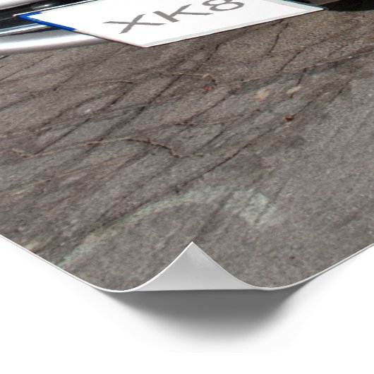 Jaguar XK8 Cabriolet Poster (Hoek)