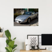 Jaguar XK8 Cabriolet Poster (Thuiskantoor)