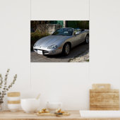 Jaguar XK8 Cabriolet Poster (Keuken)