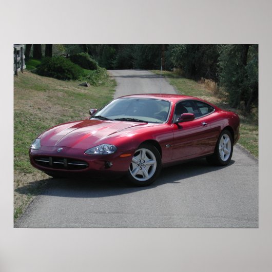Jaguar XK8 Coupe Poster (Voorkant)