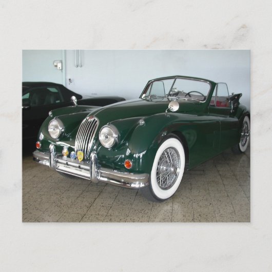 Jaguar XK 120 Briefkaart (Voorkant)