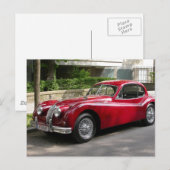 Jaguar XK 120 FHC Briefkaart (Voorkant / Achterkant)