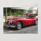 Jaguar XK 120 FHC Briefkaart (Voorkant)