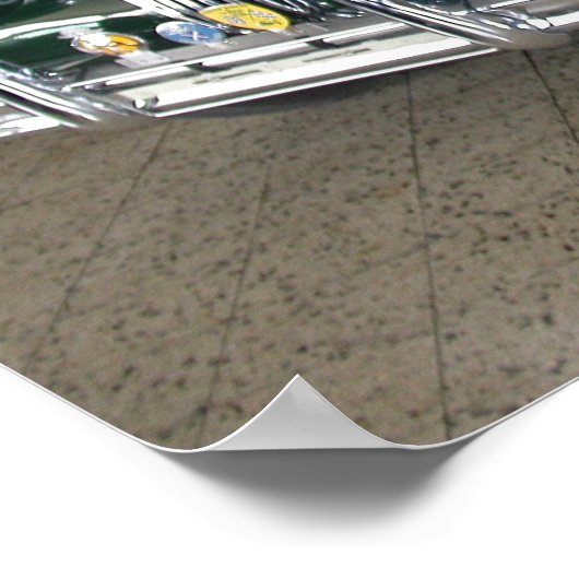 Jaguar XK 120 Poster (Hoek)