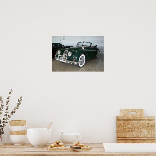 Jaguar XK 120 Poster (Keuken)