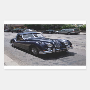Jaguar XK 120 Rechthoekige Sticker