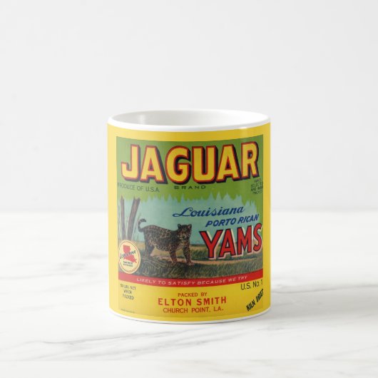 Jaguar Yams Label Koffie Mok (Center)