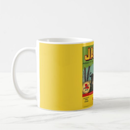 Jaguar Yams Label Koffie Mok (Links)