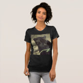 Jaguar Zwarte Panter Kunst T-shirt (Voorkant volledig)