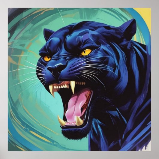Jaguar - Zwarte Panter Poster (Voorkant)