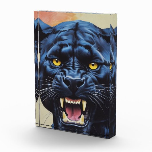 Jaguar - Zwarte Panther Fotoblokken (Rechts)