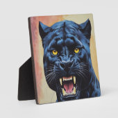 Jaguar - Zwarte Panther Fotoplaat (Voorkant)