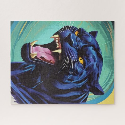 Jaguar - Zwarte Panther Legpuzzel (Horizontaal)