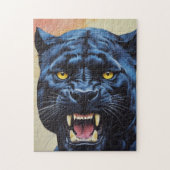 Jaguar - Zwarte Panther Legpuzzel (Verticaal)