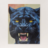 Jaguar - Zwarte Panther Legpuzzel (Verticaal)