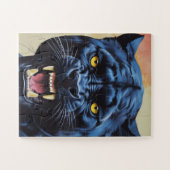 Jaguar - Zwarte Panther Legpuzzel (Horizontaal)