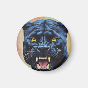 Jaguar - Zwarte Panther Magneet