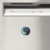 Jaguar - Zwarte Panther Magneet (Insitu (Vaatwasser))