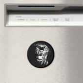 Jaguar - Zwarte Panther Magneet (Insitu (Vaatwasser))