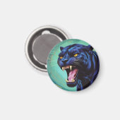 Jaguar - Zwarte Panther Magneet (Voorkant / Achterkant)